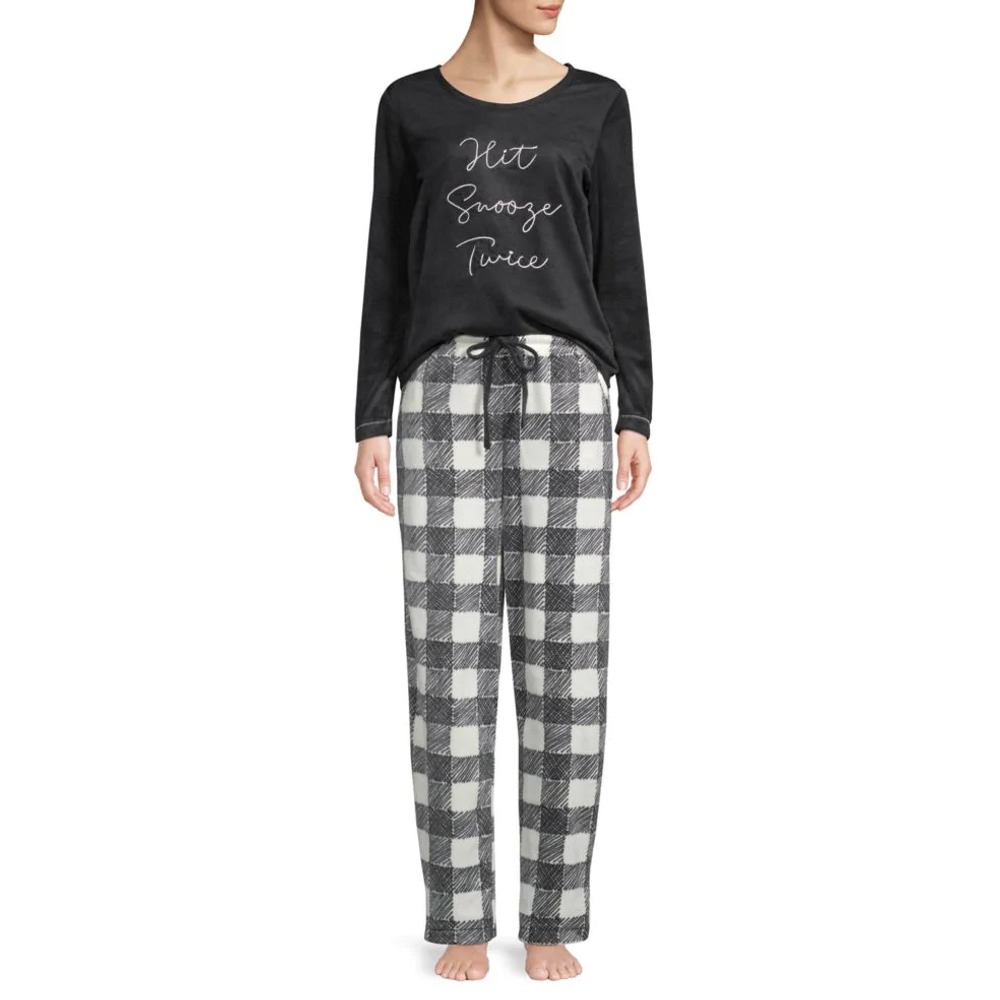 Hue 2-Piece Hit Snooze Twice Pajama Set